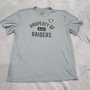 Nike Gray Raiders Short Sleeve Men's Tee
